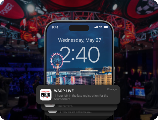 WSOP 移动端界面